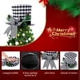 thumbnail image 4 of Christmas Tree Topper Hat, Xmas Tree Topper, Top Hat with Large Bow for Christmas Tree Decorations Desktop Ornaments Winter Holiday Party Home Decor, 4 of 8