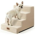 thumbnail image 1 of Escalera para perros COZY KISS de 4 niveles antideslizante beige 45 x 60 x 45 cm, 1 of 8