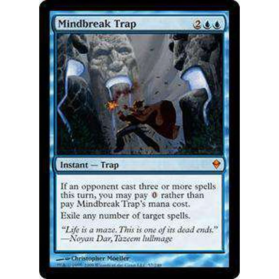 MtG Zendikar Mythic Rare Mindbreak Trap #57