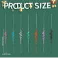 thumbnail image 4 of feijiafs 12 PCS Christmas Acrylic Icicle Ornaments Artificial Clear Ice Hanging Decorations Icicle Ornaments Christmas Hanging Decor Xmas Tree Decorations, 4 of 4