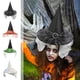 thumbnail image 1 of Sombrero de Bruja para Fiesta de Halloween, con Encaje, para La Cara, de Tafetán de Poliéster, 1 of 6