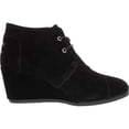 thumbnail image 2 of Toms Women's Desert Wedge Boot Black Suede Ankle-High - 8M, 2 of 3