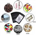 thumbnail image 2 of Smell Proof Bags 100 Pack Resealable Aluminum Foil Mylar Pouch for Food Storage, 2 of 5