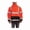 Orange, variant on Stormflex Rain Jacket w/Hood/Pockets, Stretch, Black, M J67113