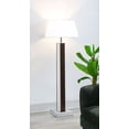 thumbnail image 2 of Elena 67-inch Square Tapered Mirrored Floor Lamp Brown, 2 of 8