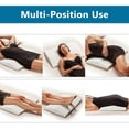 TRAHOOLumbar Support Pillow for Sleeping Memory Foam Pillow for Back