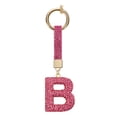 thumbnail image 1 of Uxcell Charm de Letra B de Alfabeto con Rhinestones para Fabricación de Joyas, Rojo Rosa, 1 of 6