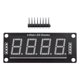 thumbnail image 4 of Placa LED 0 56 Pulgadas Controlador TM1637 Multicolores 4 Dígitos para () Rojo, 4 of 9