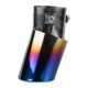 thumbnail image 3 of DQrwqpou Silenciador escape acero inoxidable con punta silenciador escape automóvil 63 mm 1.5L-2.2L (curva azul), 3 of 9