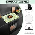 thumbnail image 6 of Renewold Glass Top Stove Cover for Electric Stove, Foldable Cooktop Protector Multipurpose Mat Washer Dryer Top Protector Kitchen Decor Accessories, Green Leaf, 6 of 7