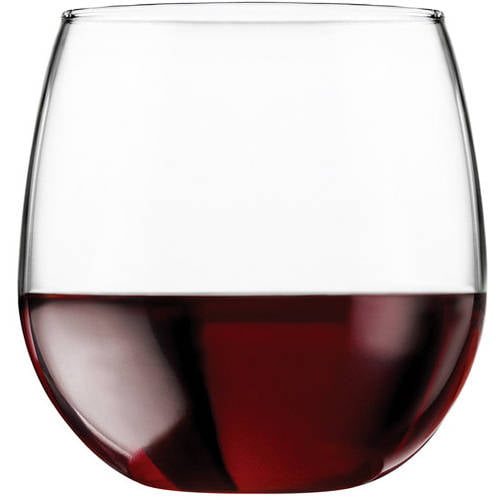 Libbey 16 75 Oz Stemless Red Wine Glasses Set Of 8 Walmart Com