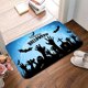 thumbnail image 1 of Felpudo de bienvenida de Halloween, calabazas, decoración de otoño, fiesta de Halloween, alfombrilla de suelo para interiores y exteriores de perfil bajo 60 cm (ancho) x 40 cm (largo) ZefeiWu 8390606358516, 1 of 1