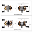 thumbnail image 3 of Mini Ice Fishing Reel - Dual Handle Compact Spool for Winter Angling, 3 of 10