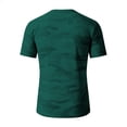 thumbnail image 4 of Fabrcox Camo Men’s Workout Shirts Quick Dry Crew Neck Men Shirts Short Sleeve Big and Tall Lightweight Gym Camping Going Out Mens Graphic T-Shirts Green XL, 4 of 4