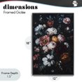 thumbnail image 4 of Stupell Industries Transitional Midnight Garden Velvet Florals Black Framed Giclee Art, 12 x 18, by Creative Studio, 4 of 8