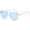 Clear Blue, variant on Retro Trendy Aviator Sunglasses 70s Cool   Unisex  UVA/UVB Protection