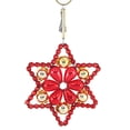 thumbnail image 3 of Santa Land Stars Of Christmas - Three Ornaments 3.5 Inch, Glass - Beaded 21R1080, 3 of 5
