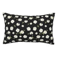 thumbnail image 1 of Fotbe Daisies Flowers Funda de Almohada Decorativa Estilo Occidental, Lujo en Algodón, Fundas para Almohadas King, Cojín Estampado para Decoración del Hogar-14"x20", 1 of 6