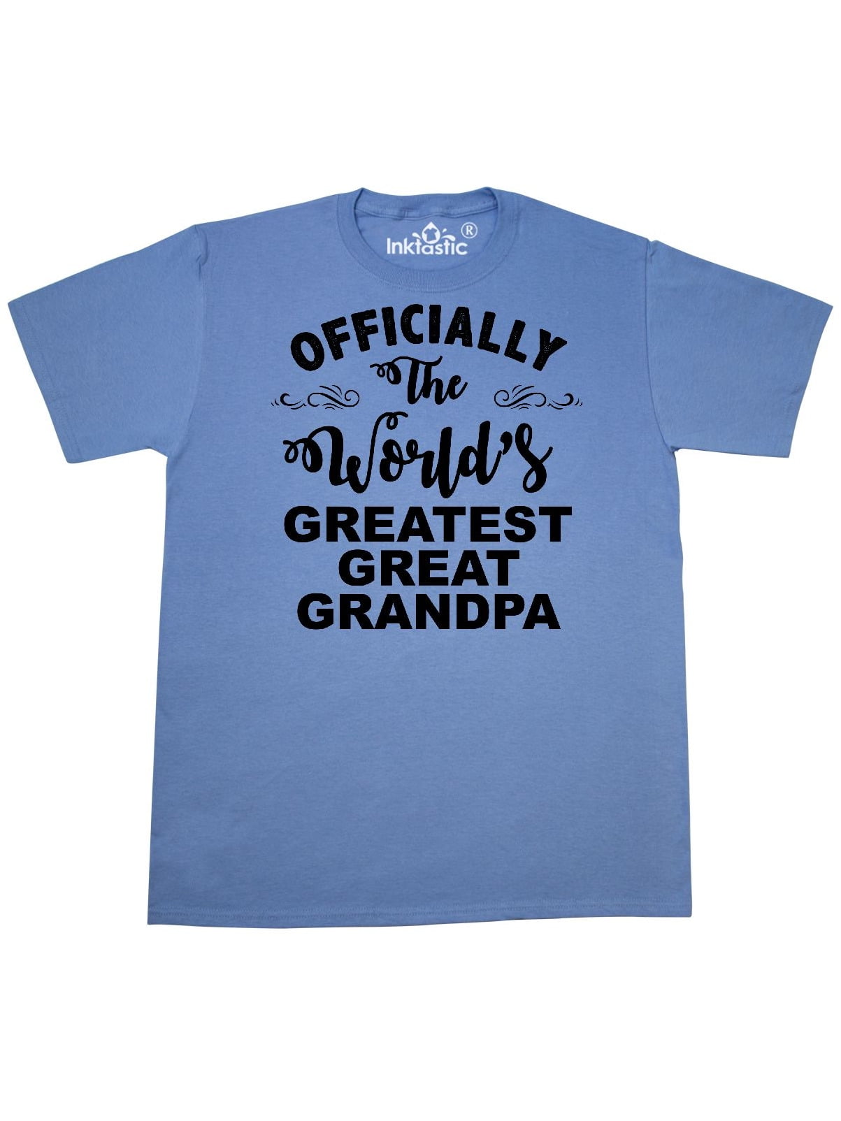 Inktastic Officially The Worlds Greatest Great Grandpa T Shirt