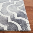 thumbnail image 3 of Safavieh Dip Dye Lairos Distressed Wool Area Rug, Gray/Ivory, 6' x 9', 3 of 11