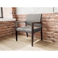 thumbnail image 5 of Pemberly Row Waiting Reception Wide Guest Chair Wood Frame in Gray, 5 of 5