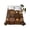 Dark Brown, variant on Twin Flat Sheet Only Coffee Fall Maple Leaf Soft Microfiber Cooling Bedding Sheets Vintage Brown Plaid Flat Bed Sheet for Hotel,Home Decor