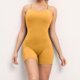 thumbnail image 4 of Gibobby Trajes de Entrenamiento para Mujer Sin incomodidad Apretado Pantalones de yoga Hollow Back Body Training Fitness Sports Mono(Marrón,M), 4 of 5