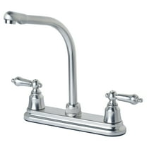 RV/Mobile Home Single Handle High Rise Kitchen Faucet Stainless Steel Finish