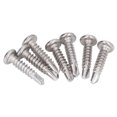 thumbnail image 4 of Ecomeon Vis de Fixation, Vis Auto-Perçage, 100pcs Auto-Perçage Vis en Acier Inoxydable Tête Ronde M4.2x19 Fixation Accessoire Set Kit, 4 of 8