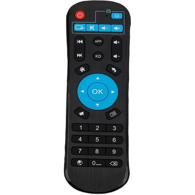 X3308-086 Télécommande d'Apprentissage Compatible avec Android TV Box T95 H616, T95 Max, T95 Mini, T9, T95 Super, Q