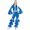 thumbnail image 3 of Smiffys Womens 70s Dancing Dream Costume Jumpsuit, 3 of 3