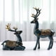 thumbnail image 2 of 2 adornos de escritorio de porche de estilo europeo, muebles de TV para sala de estar y decoraciones de ciervos, decoraciones de escritorio modernas y simples, adornos de ciervos de la suerte de dos p, 2 of 5