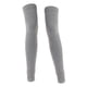 thumbnail image 1 of 1 par de calcetines suaves de invierno de forro polar hasta la rodilla para mujer y niña, calentadores de piernas. gris, 1 of 8