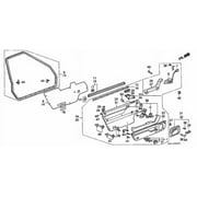 Genuine OE Honda Weatherstrip, L Front Door - 72350-SE3-013