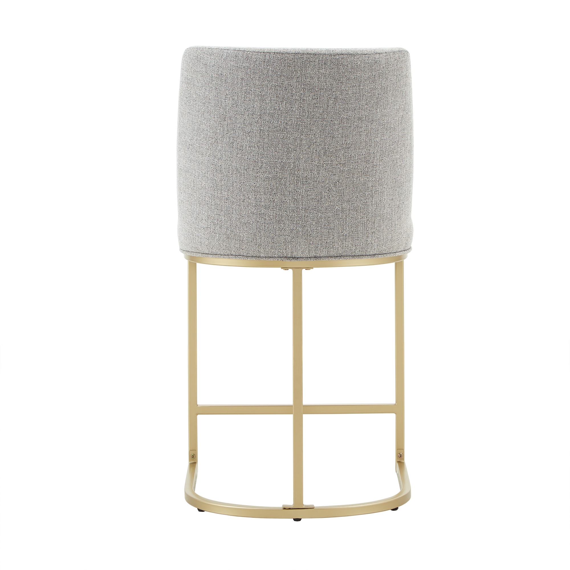 Weston Home Klimt Counter Height Stool, Set of 2, Light Gray