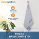 thumbnail image 2 of Toalla Baño Completo colores varios, 150x80cm - 620gr Suave Y Absorbente- Cenefa Bordada - GRIS 5, 2 of 5