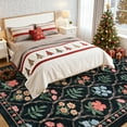 thumbnail image 4 of Lahome Decor 8'x10' Moroccan Boho Area Rugs,8x10ft Large Washable Bedroom Rugs,Soft Non Slip Non-Shedding Kitchen Mat Indoor Office Carpet for Living Dining Playroom Nursery Black, 4 of 10