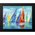 thumbnail image 2 of Nan 18x15 Black Modern Framed Museum Art Print Titled - Fine Day Sailing II, 2 of 5
