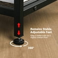 thumbnail image 6 of Slevoo TV Stand up to 70" Table Entertainment Center 3 Shelves for Living Room, Brown, 6 of 8