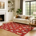 thumbnail image 7 of Addison Rugs Mayfield Premium Machine Washable Transitional Holiday Red Rectangle Rug, 10' x 14', 7 of 7