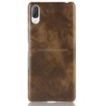 thumbnail image 2 of (Marron) Coque Antichoc Texture Litchi PC + PU pour Sony Xperia L3, 2 of 4