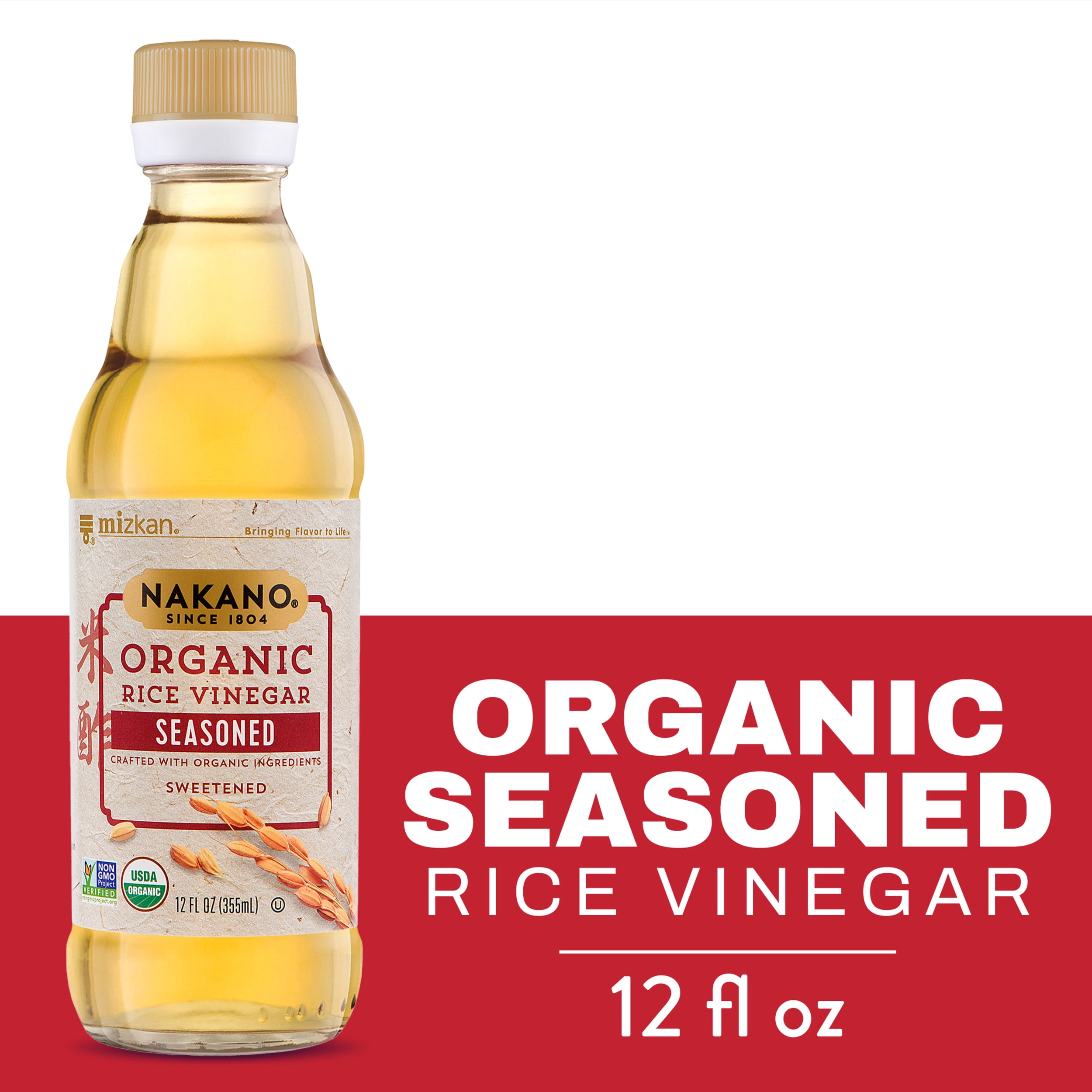 Nakano Organic Seasoned Rice Vinegar, Organic Vinegar for Stir Fry