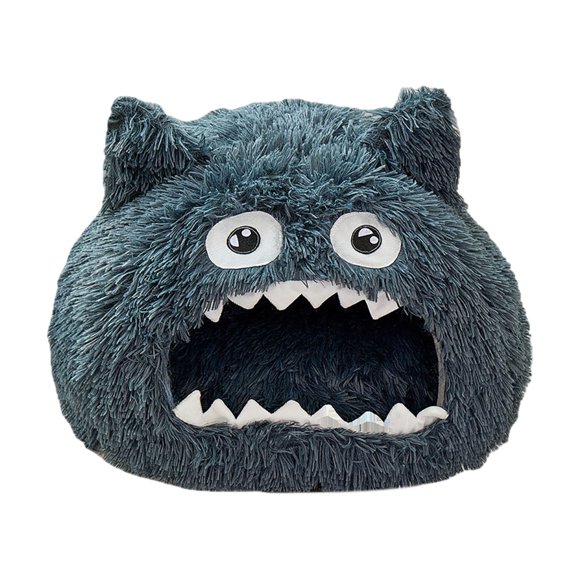 Hearth & Gear Cat Bed Soft Mouth Open Washable Cushion Cat Dome Bed Comfortable For Puppy Small Indoor Outdoor Home Winter Sleeping Wooden Pethouse Kits Pet Feeding Stand for outside Glass Pet