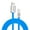 Blue, variant on Chubby Cable 2.0 Fast Charging Cable 240W Silicone USB A to USB C Cord Charge & Data Sync, Dark Blue, 3.3FT