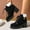 #116-Black, variant on Wowcloth Chunky Heel Ankle Boots for Women – Comfortable Lace-Up Wide Width with Elevated Design & Mid Heel Support for Fall Winter Everyday Wear
