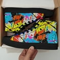 thumbnail image 4 of Coolcustomize Men's Plus Size Graffiti High-Top Sneakers, Vibrant Street Art Design, Hip-Hop Shoes for Casual Outdoor Wear, Hiphop Fashion, Bold Fashion Statement, Streetwear Style, Streetwear Lovers, 4 of 12