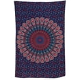 thumbnail image 4 of Tapiz mandala con diseño de pavo real de Bless International para colgar en la pared, 137 x 152 cm, 4 of 8