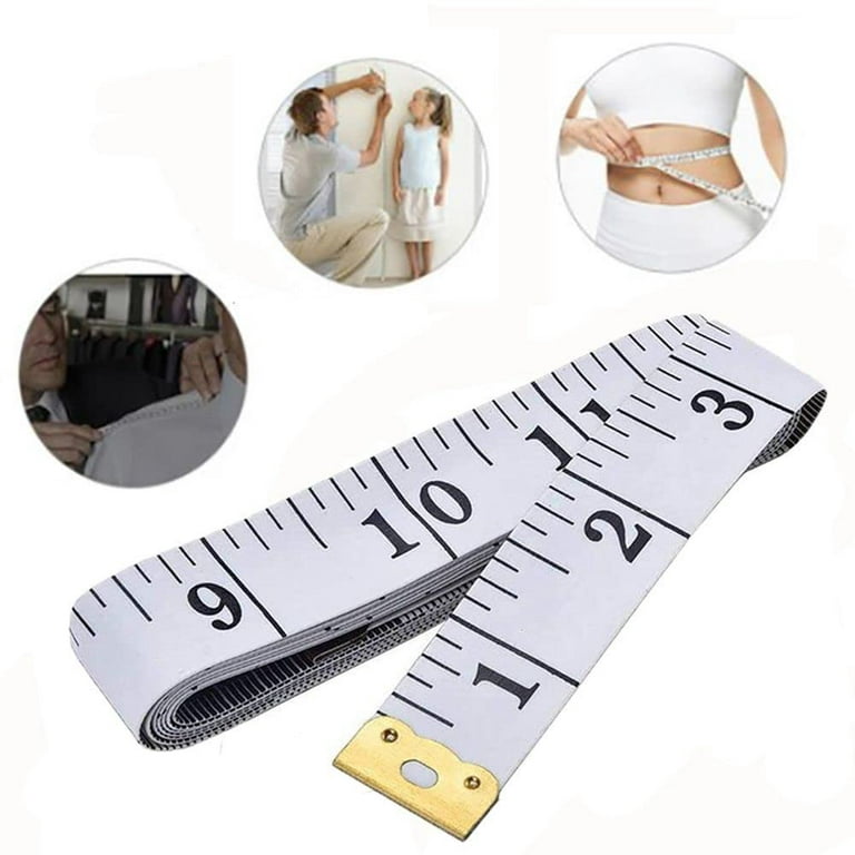 Flexible Tape Measure 60-120/1.5-3m Dual Scale Measuring Tape for Sewing  Tailor