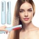 thumbnail image 5 of Pisexur Belleza Maquillaje Peine de cerámica para peluquería, cepillo portátil para peinar el cabello sin frizz en cualquier lugar, 3 configuraciones de temperatura, carga para mujeres y hombres, 5 of 6