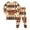 Beige, variant on Leey-World Matching Halloween Pajamas Toddler Boys Girls Pajamas Snug Fit Halloween Graphic Long Sleeve Top and Pants 2 Piece Pjs Set